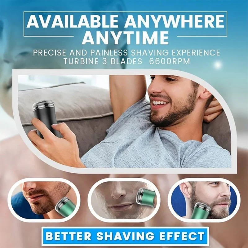 Pocket Size Washable Electric Razor - Image 3