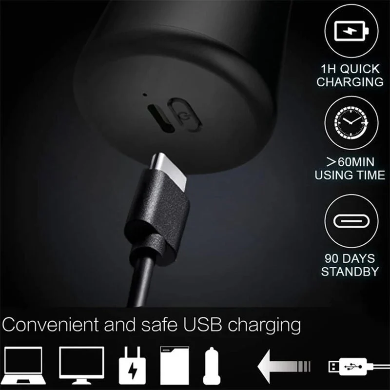 Pocket Size Washable Electric Razor - Image 5