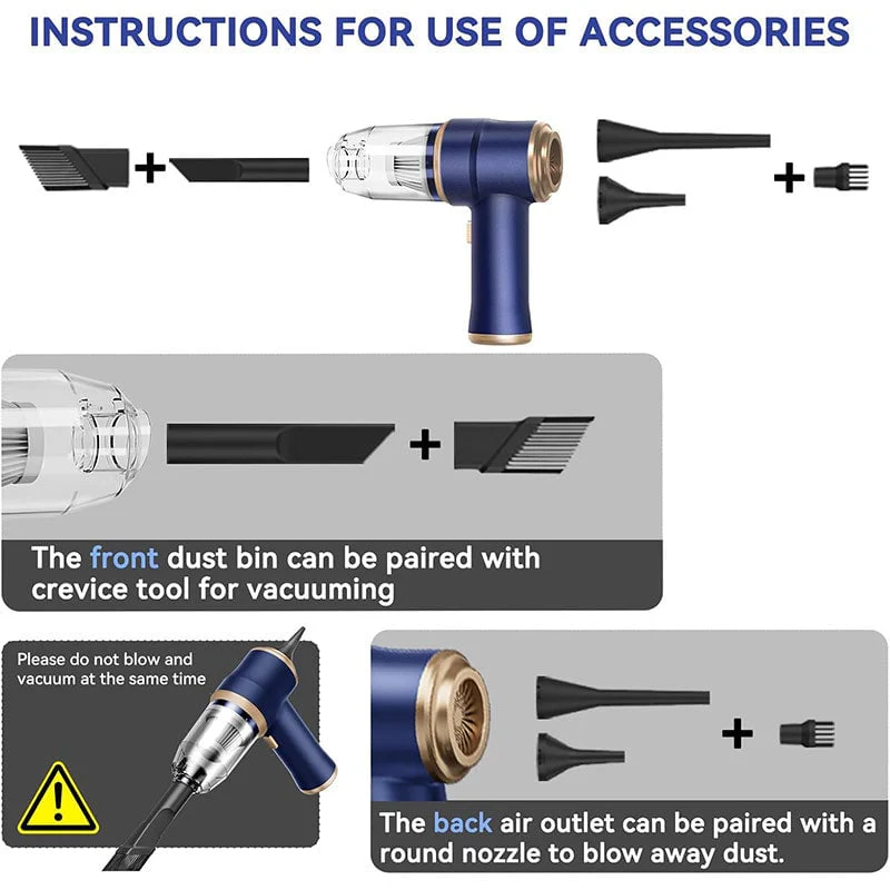 Portable Cordless Car and Home Vacuum Cleaner - Image 4
