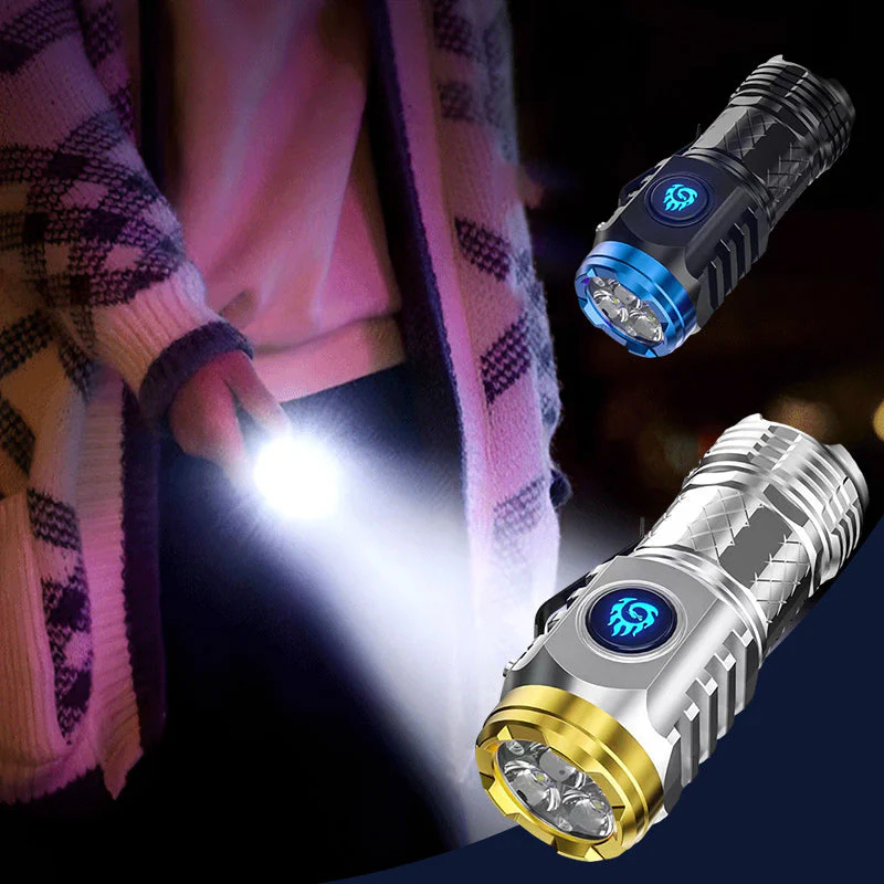 Portable Three-eyed Monster Mini Flashlight - Image 4