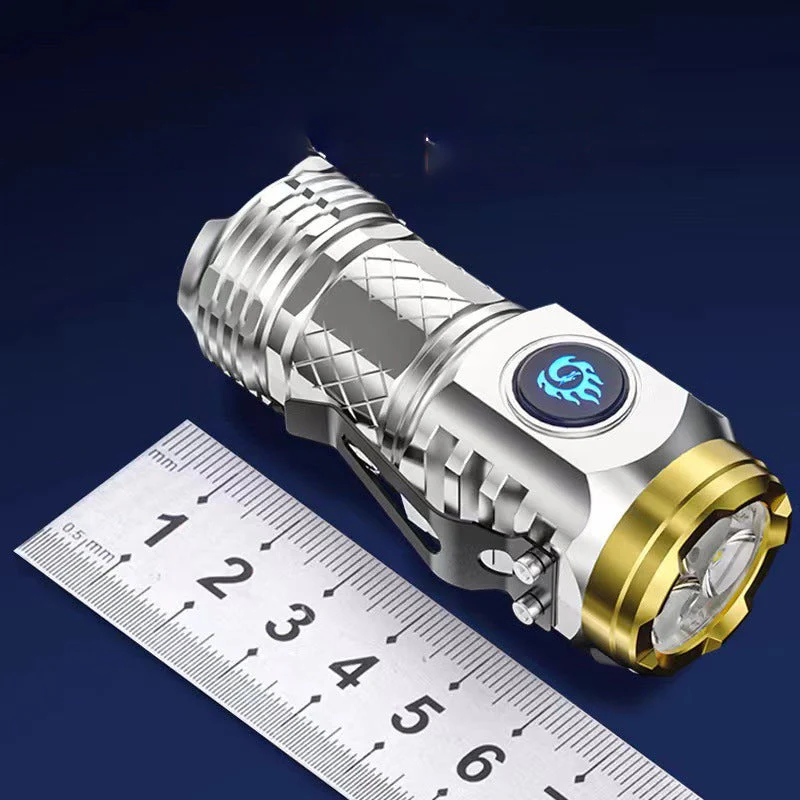 Portable Three-eyed Monster Mini Flashlight - Image 7