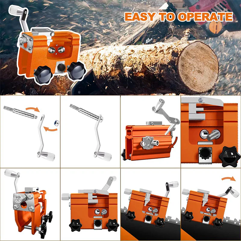 Powerful Chainsaw Chain Sharpening Jig - Image 3