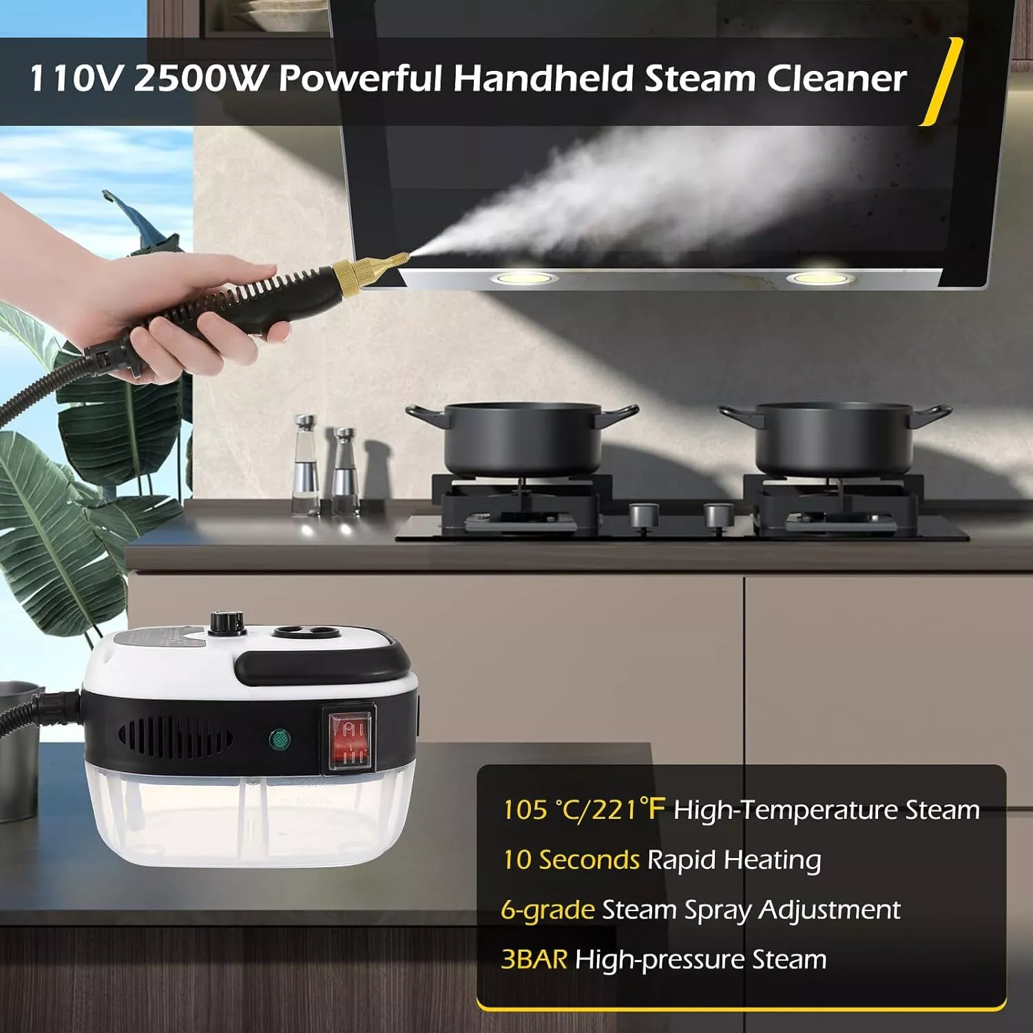 Sakerplus Handheld Steam Cleaner - Image 6