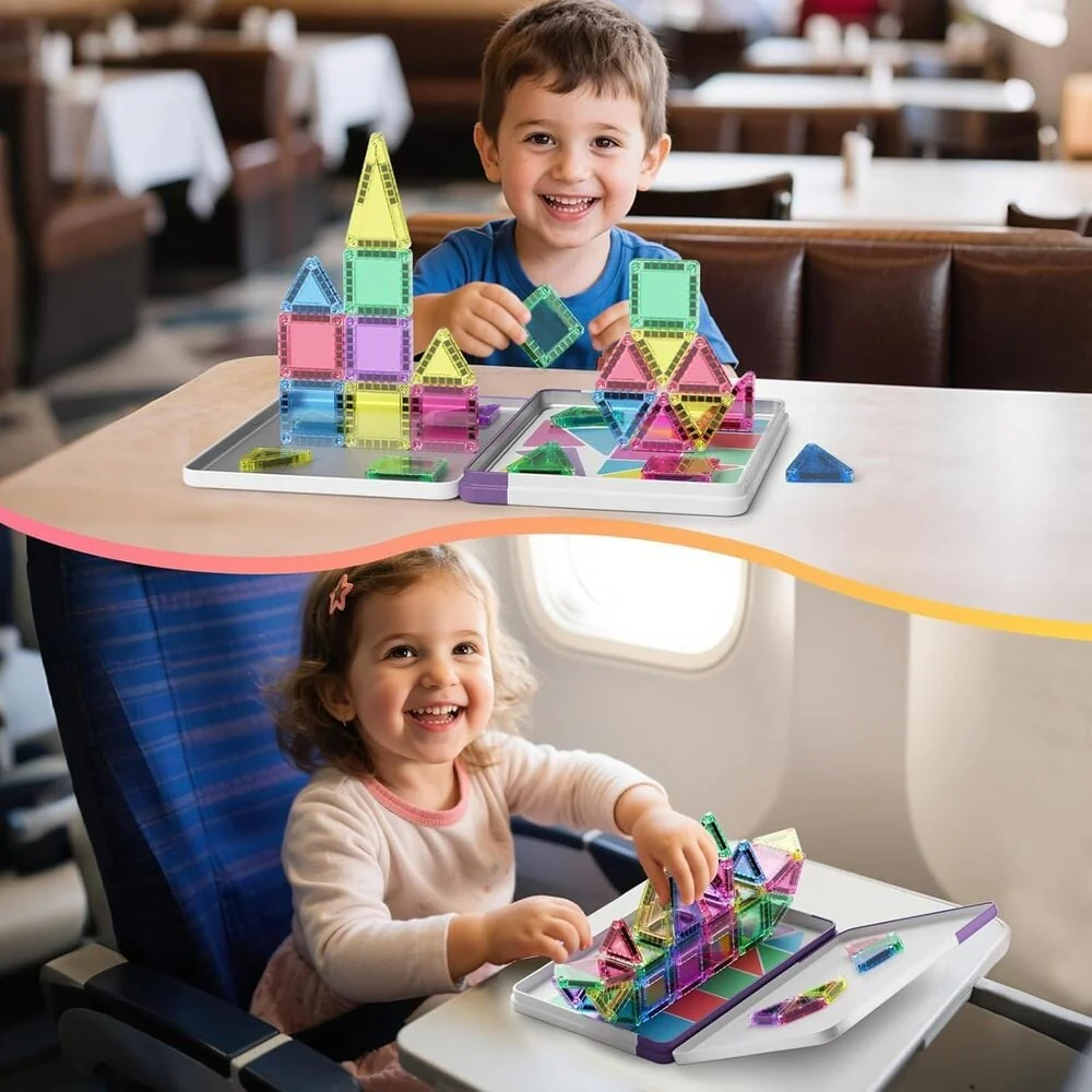 Sakerplus Magnetic Tiles Building Blocks Set - Image 8