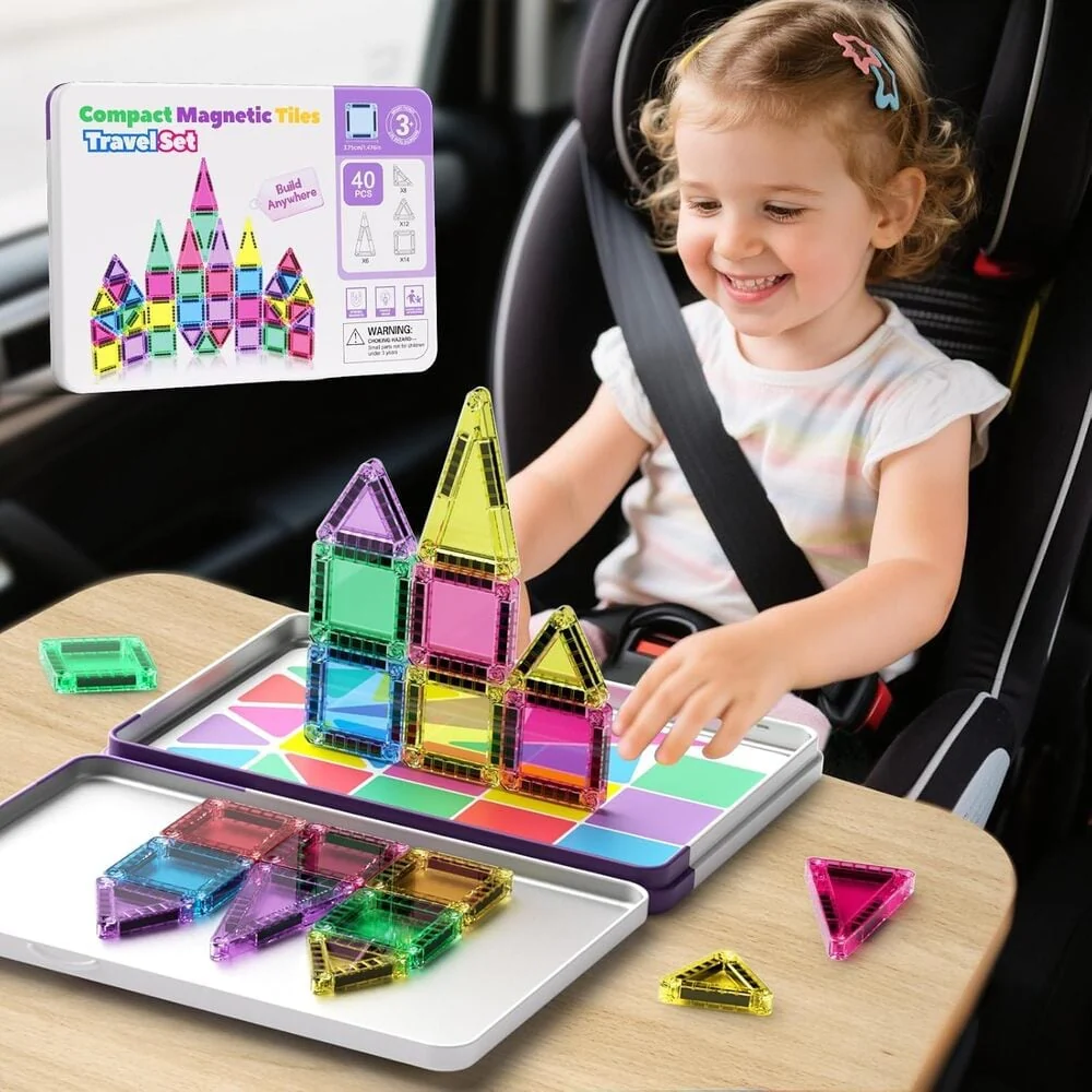 Sakerplus Magnetic Tiles Building Blocks Set - Image 9