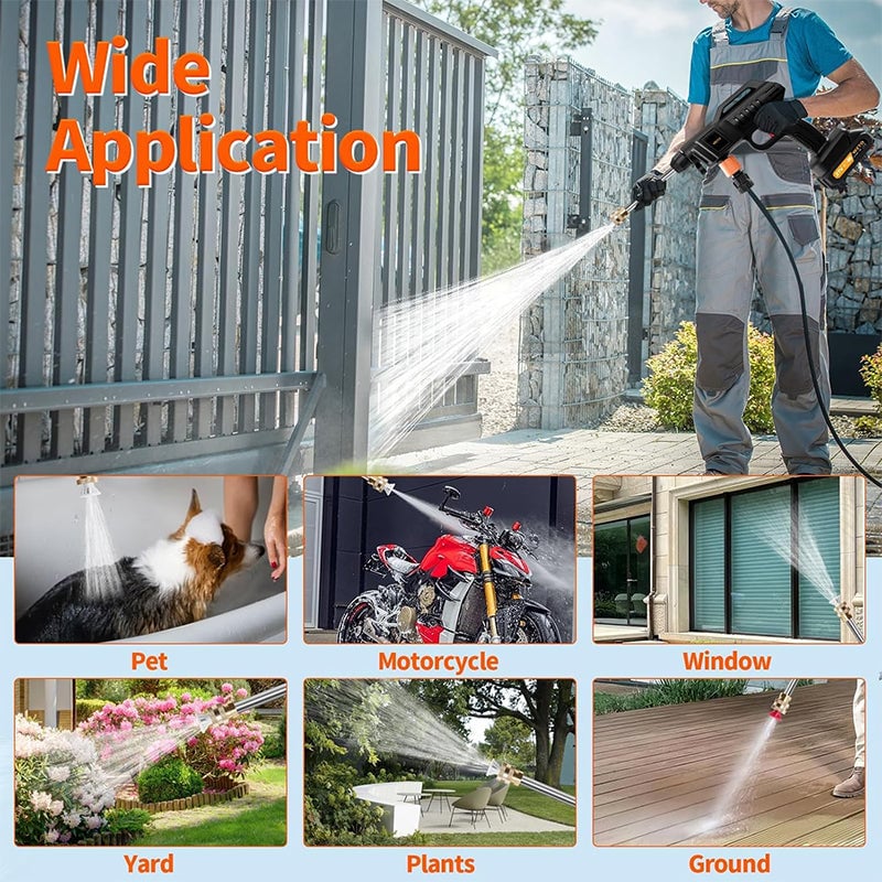 Sakerplus Portable Cordless Pressure Washer - Image 8