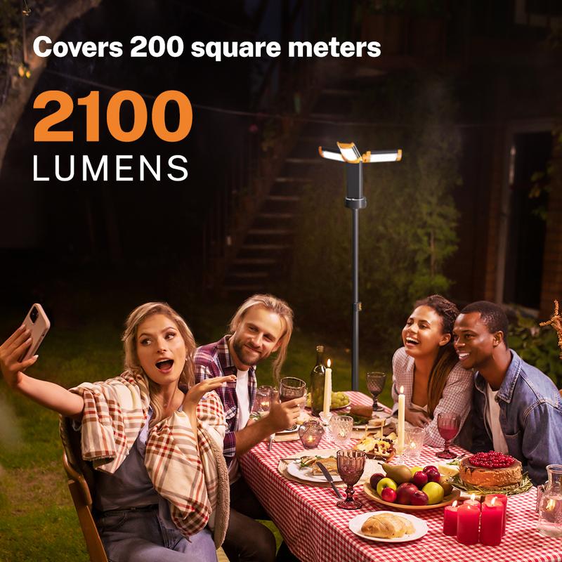 Sakerplus Upgraded Portable Camping Light with Bracket - Image 2