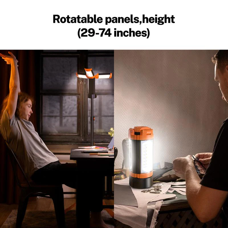 Sakerplus Upgraded Portable Camping Light with Bracket - Image 3