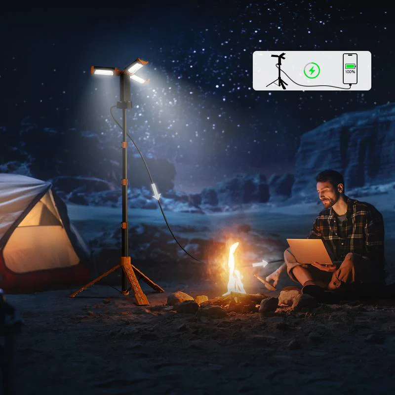 Sakerplus Upgraded Portable Camping Light with Bracket - Image 6