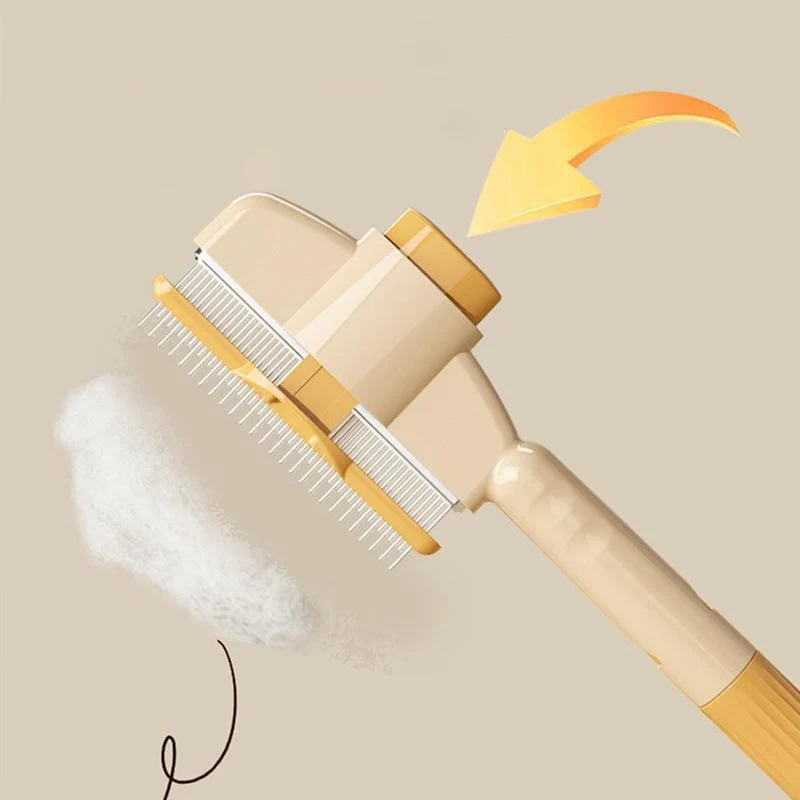 Self-cleaning Pet Flea Comb Grooming Brush - Image 12