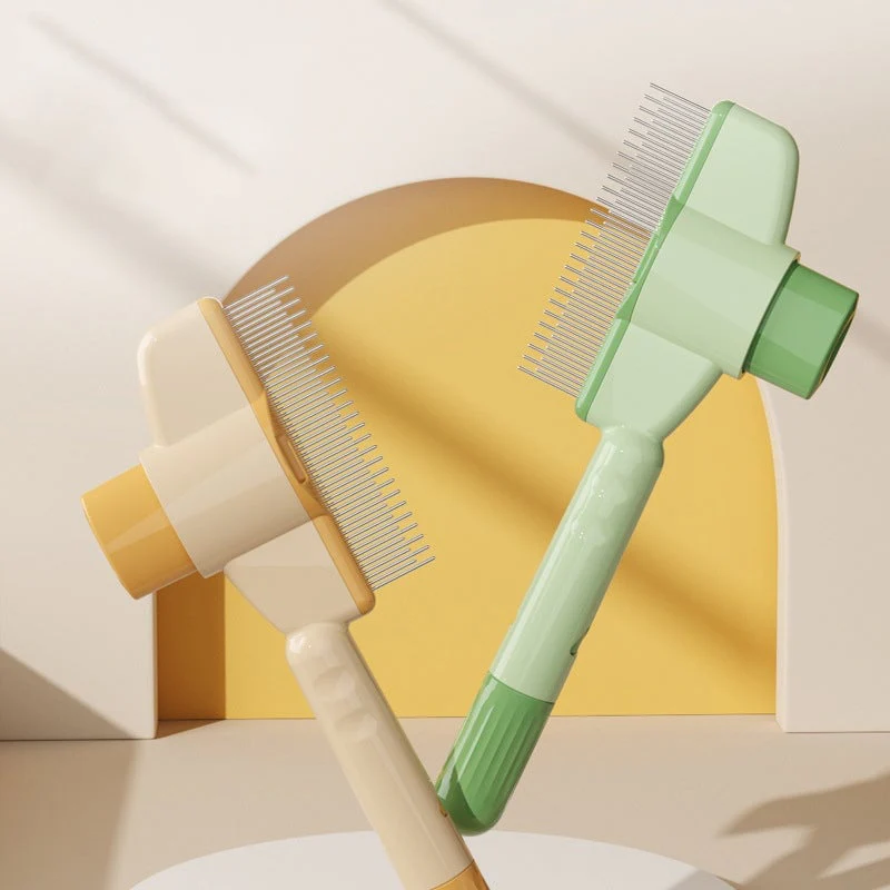 Self-cleaning Pet Flea Comb Grooming Brush - Image 16