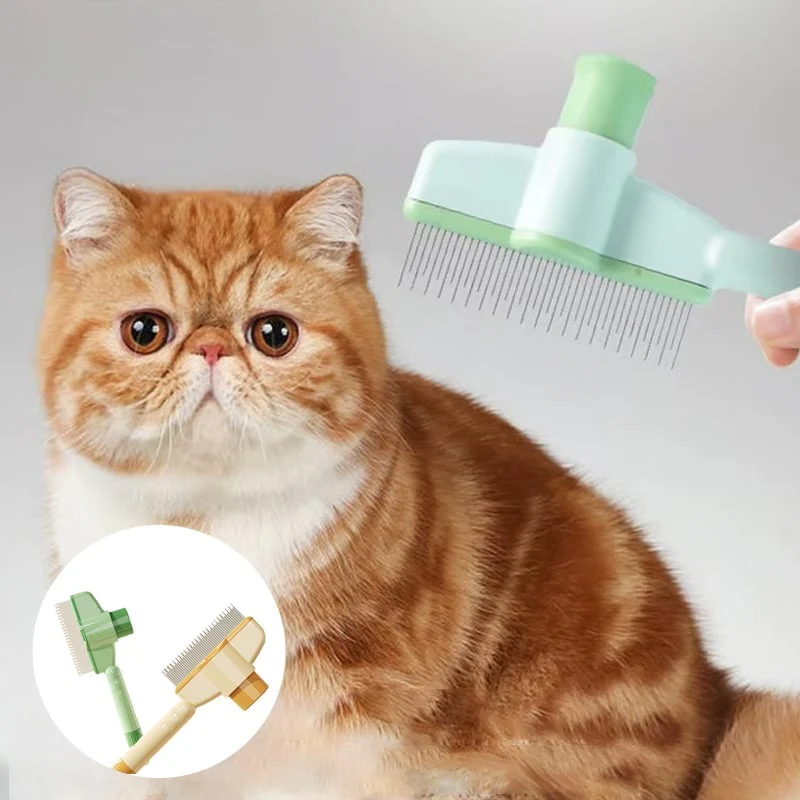 Self-cleaning Pet Flea Comb Grooming Brush - Image 5