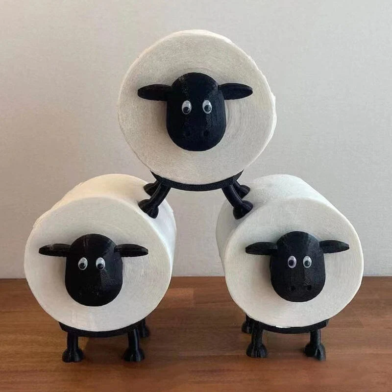 Sheep Toilet Paper Roll Holder - Image 2