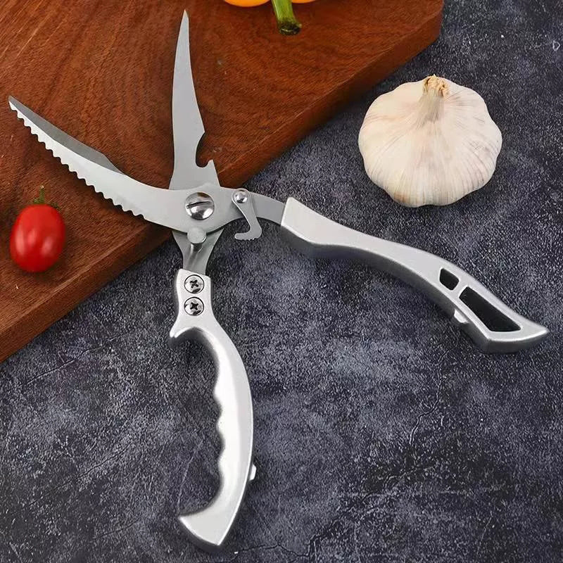 Stainless Steel Bone-Cut Kitchen Scissors - Image 11
