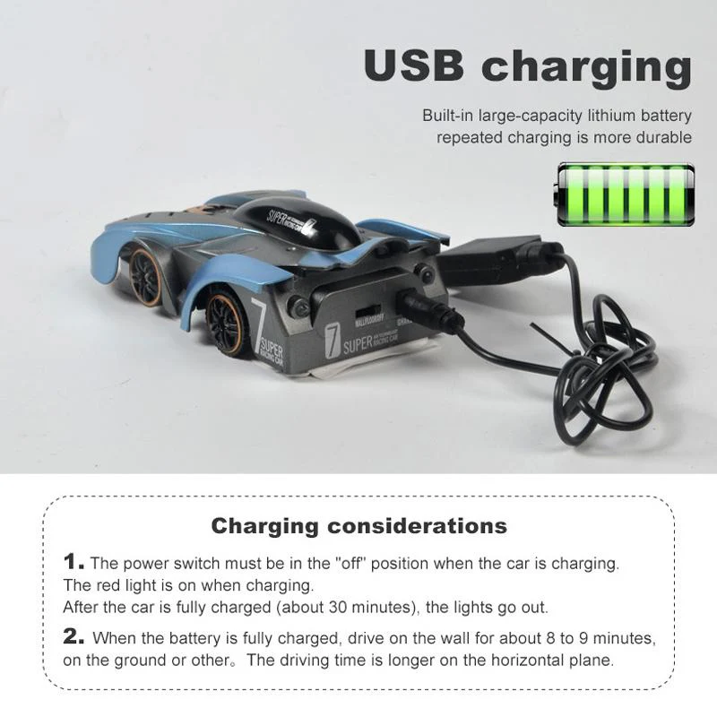 Wall Climbing RC stunt Car - Image 6