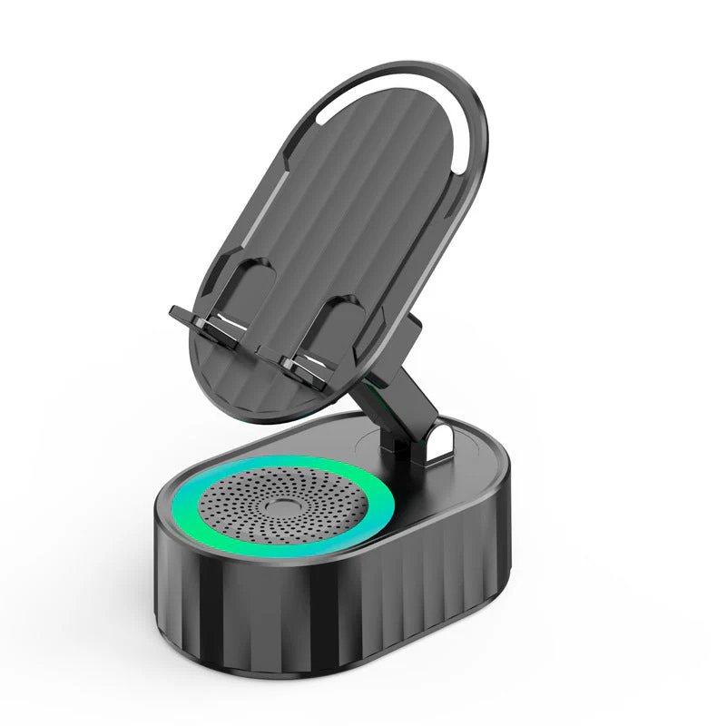 Wireless Induction Audio Bluetooth Speaker 5 in 1 Phone Holder - Image 12