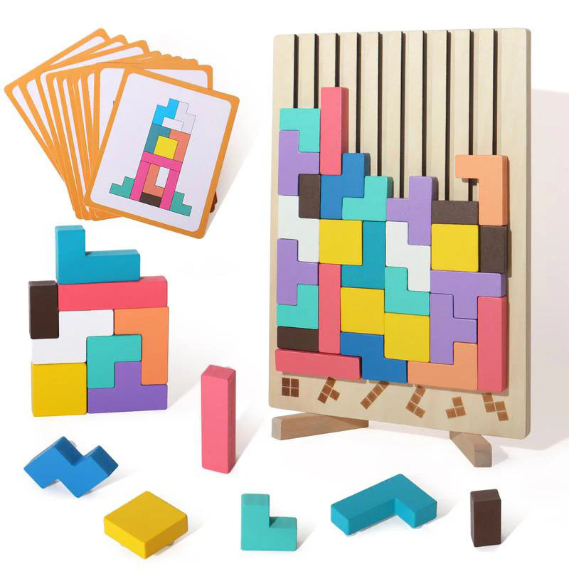 Wooden Stacking Puzzle Toy - Image 11