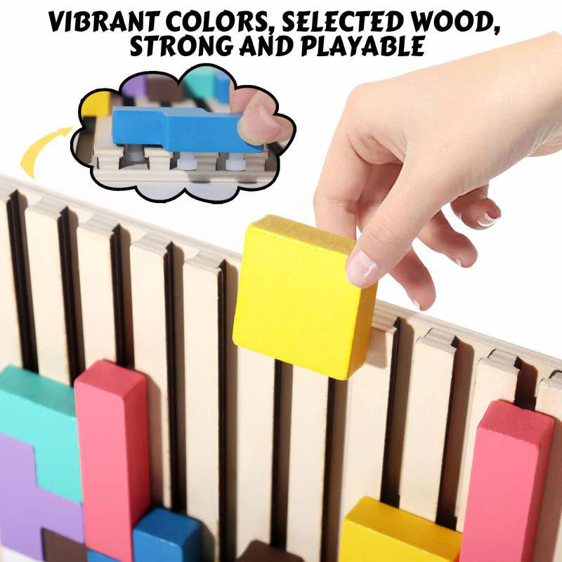 Wooden Stacking Puzzle Toy - Image 7