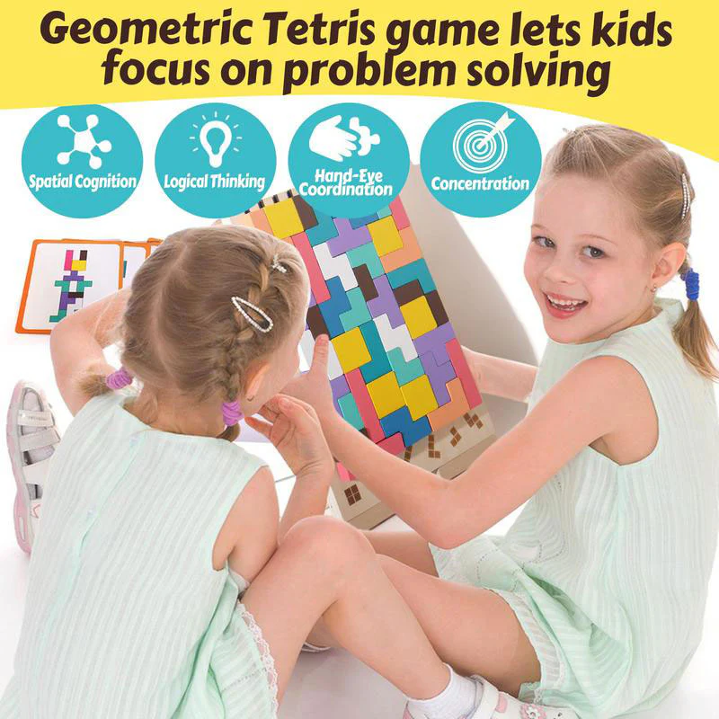 Wooden Stacking Puzzle Toy - Image 8