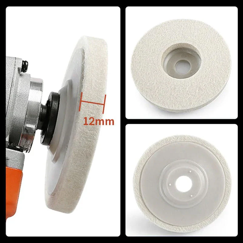 Wool Felt Polishing Wheel Disc - Image 4